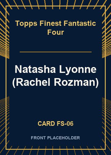 Natasha Lyonne (Rachel Rozman) card thumbnail