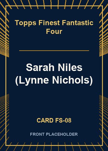 Sarah Niles (Lynne Nichols) card thumbnail