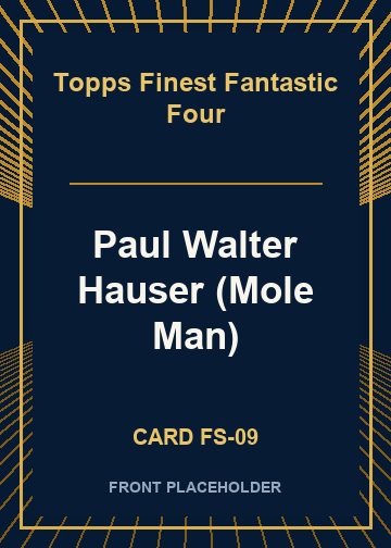 Paul Walter Hauser (Mole Man) card thumbnail
