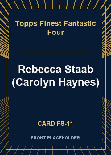Rebecca Staab (Carolyn Haynes) card thumbnail