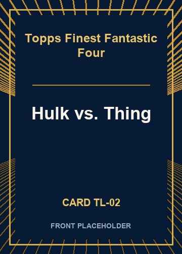 Hulk vs. Thing front card image