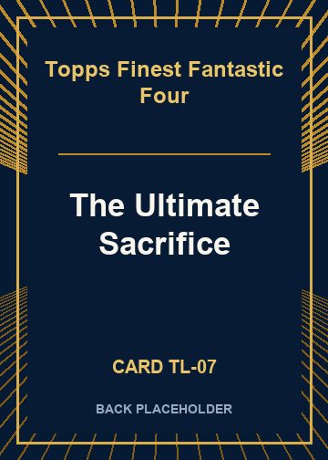 The Ultimate Sacrifice back card image