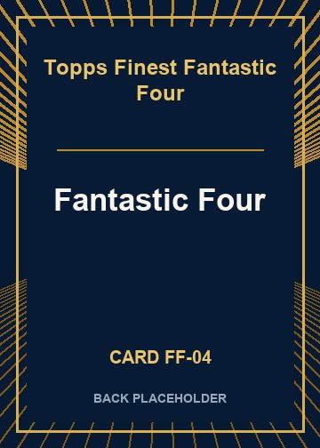 Fantastic Four back card image