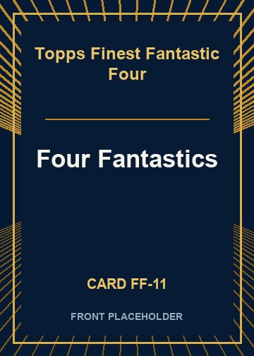 Four Fantastics card thumbnail