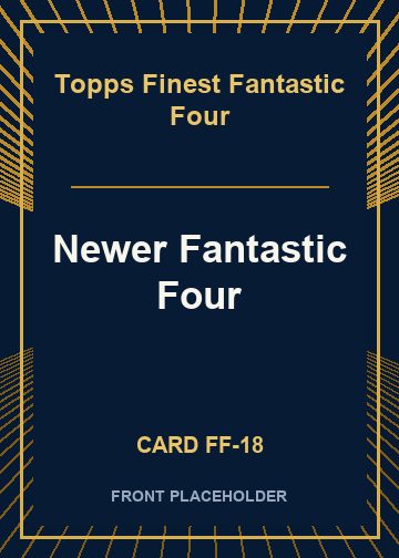 Newer Fantastic Four card thumbnail