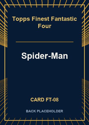 Spider-Man back card image