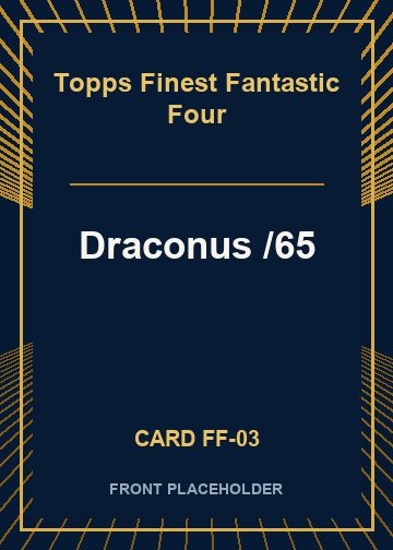 Draconus /65 card thumbnail