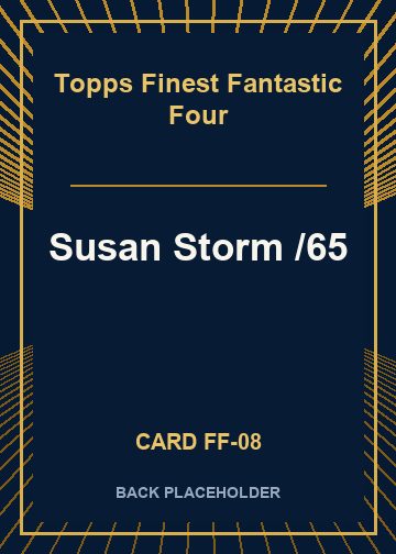 Susan Storm /65 back card image