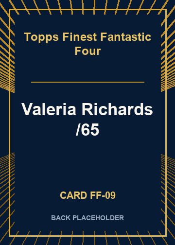 Valeria Richards /65 back card image