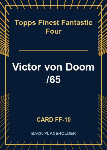 Victor von Doom /65 back card image