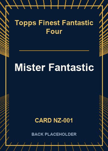 Mister Fantastic back card image