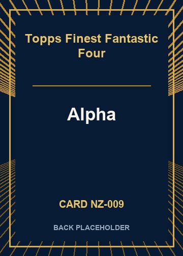 Alpha back card image
