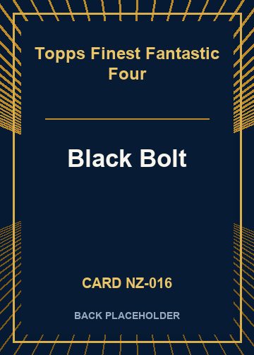Black Bolt back card image