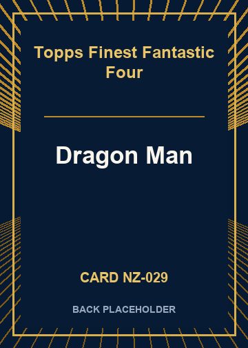 Dragon Man back card image