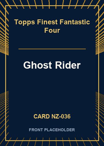 Ghost Rider front card image