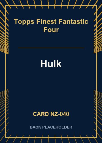 Hulk back card image