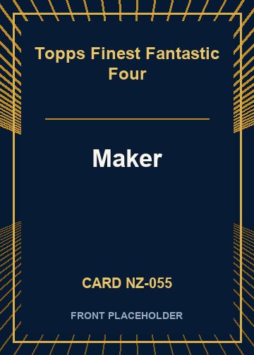 Maker front card image