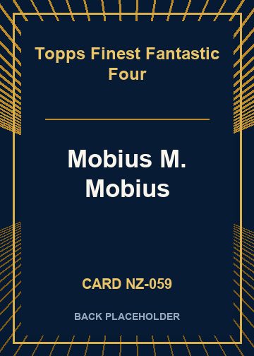 Mobius M. Mobius back card image