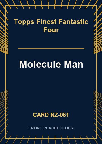 Molecule Man front card image