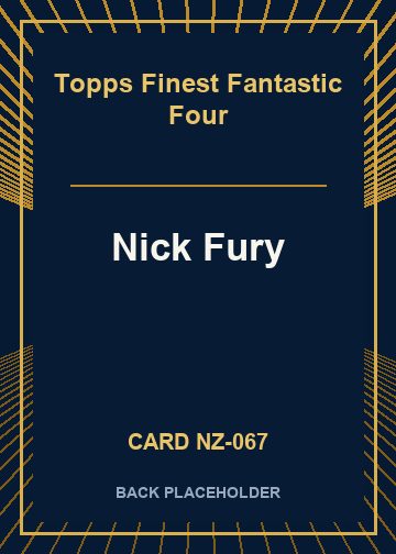 Nick Fury back card image