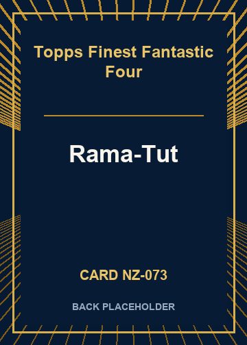 Rama-Tut back card image