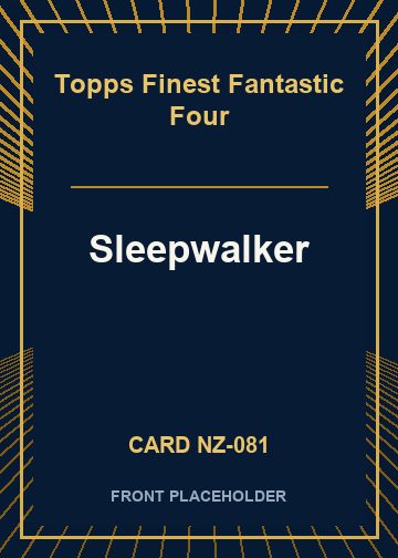 Sleepwalker front card image