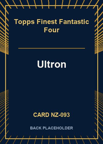 Ultron back card image