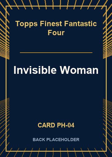 Invisible Woman back card image
