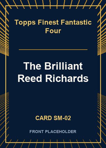 The Brilliant Reed Richards card thumbnail