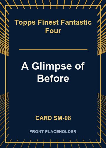 A Glimpse of Before card thumbnail