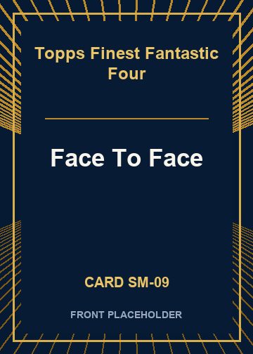 Face To Face card thumbnail