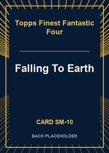 Falling To Earth back card image