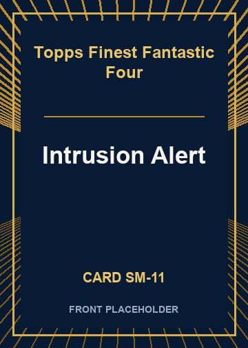 Intrusion Alert front card image