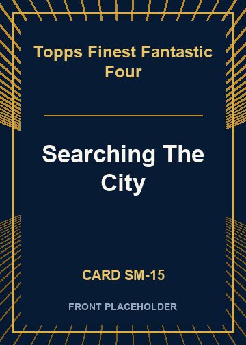 Searching The City card thumbnail