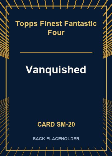 Vanquished back card image