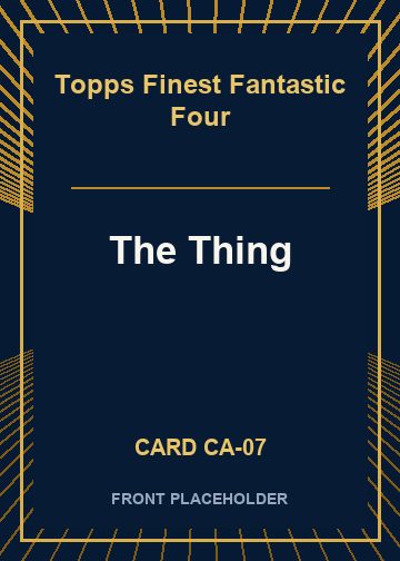 The Thing card thumbnail