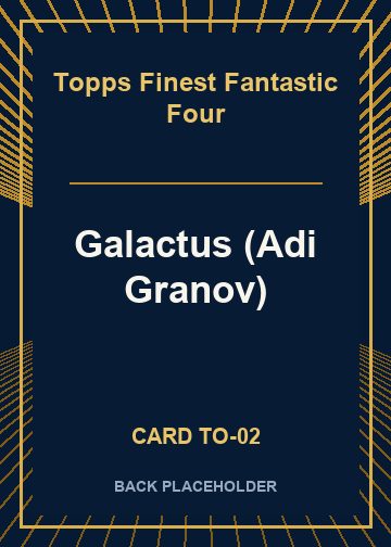 Galactus (Adi Granov) back card image
