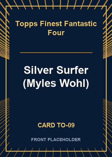 Silver Surfer (Myles Wohl) card thumbnail