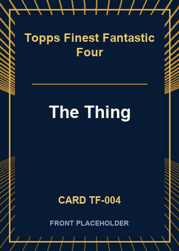 The Thing card thumbnail