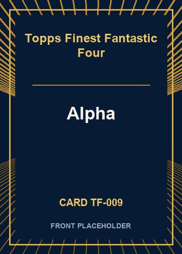 Alpha front card image