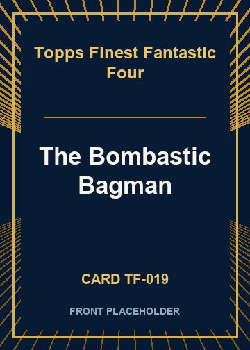 The Bombastic Bagman card thumbnail