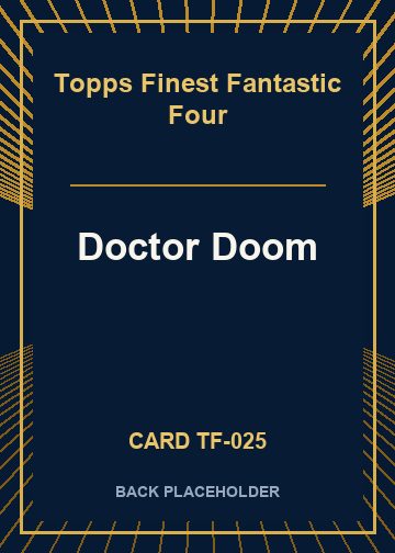 Doctor Doom back card image
