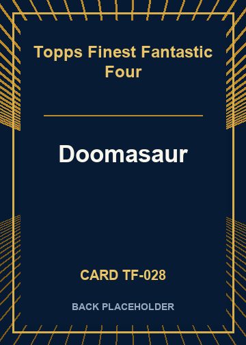 Doomasaur back card image