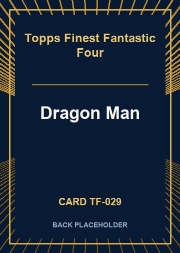 Dragon Man back card image