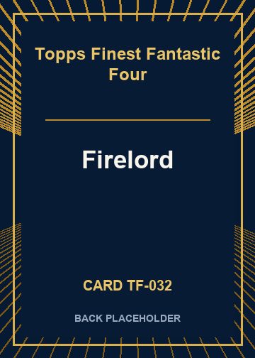 Firelord back card image
