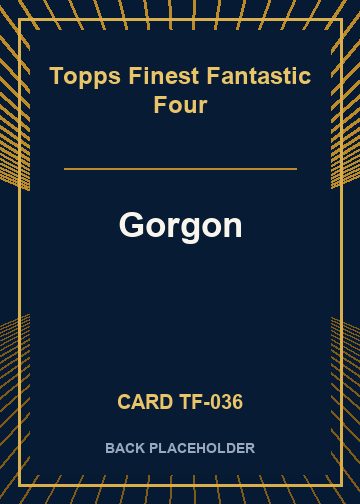 Gorgon back card image