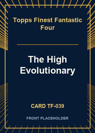 The High Evolutionary card thumbnail