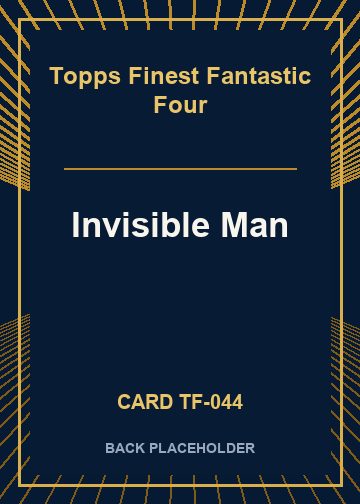 Invisible Man back card image