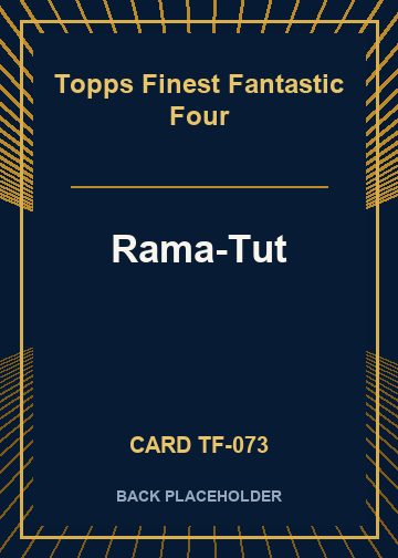 Rama-Tut back card image