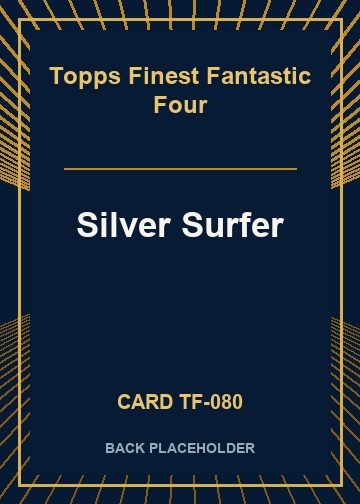Silver Surfer back card image